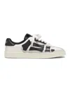 Amiri Pacific Bones Mixed Leather Sneakers In Multicolor