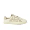 Amiri Metallic Skel Top Low Sneaker White Gold In Birch