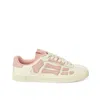 Amiri White & Pink Pacific Bones Sneakers In Vintage Pink