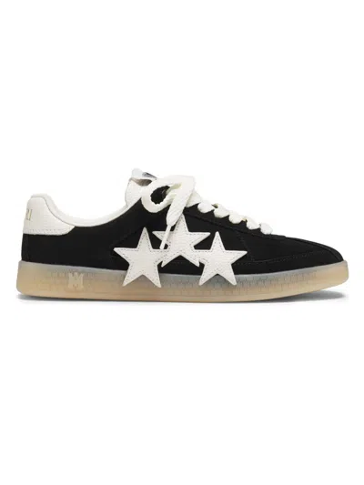 Amiri Women's Pacific Star Leather Low-top Sneakers In Black