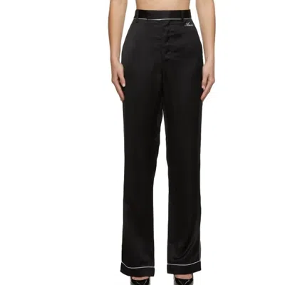 Amiri Women's Pj Straight Leg Tailored Pants In Black