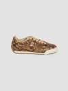 Amiri Python-embossed Leather Low-top Sneakers In Multi