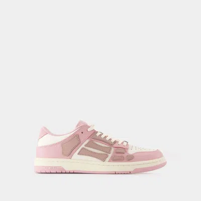 Amiri Women's Skel Top Low Sneakers In Rosa