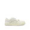 Amiri Leather Low-top Sneakers Padded Ankle In White/vintage