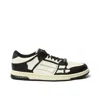 Amiri Women's Skeleton Low Top Sneakers In Black White