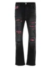 Amiri Black Stretch Denim Jeansâ In Black
