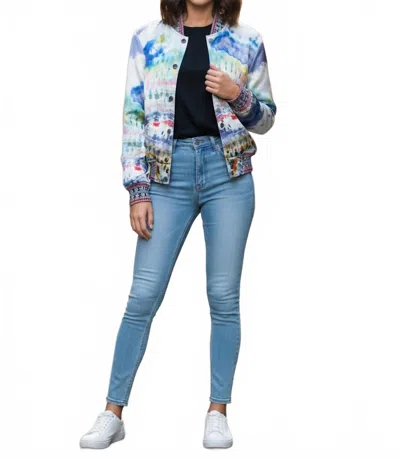 Amiri Women's Tie Dye Bomber Jacket In Multicolor