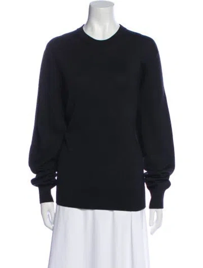 Pre-owned Amiri Wool Crew Neck Sweater In Blue