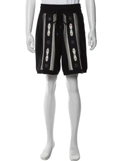 Pre-owned Amiri Wool Jogger Shorts W/ Tags In Black