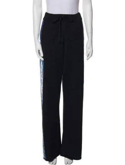 Pre-owned Amiri Wool Wide Leg Pants In Black