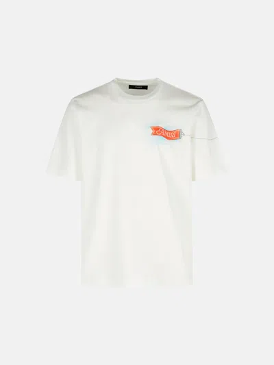 Amiri 'world' White Cotton T-shirt