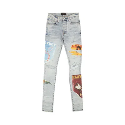 Pre-owned Amiri X Playboy Magazine Jean 'blue'