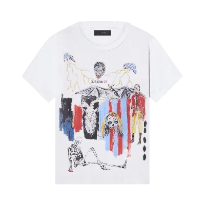Pre-owned Amiri X Wes Lang Blood 38 Tee 'white'