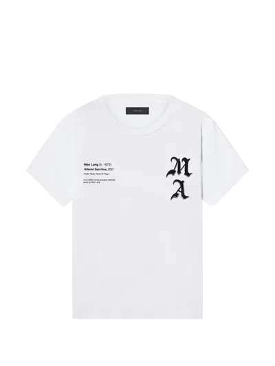 Amiri X Wes Lang Checker Skull Cotton T-shirt In Multi