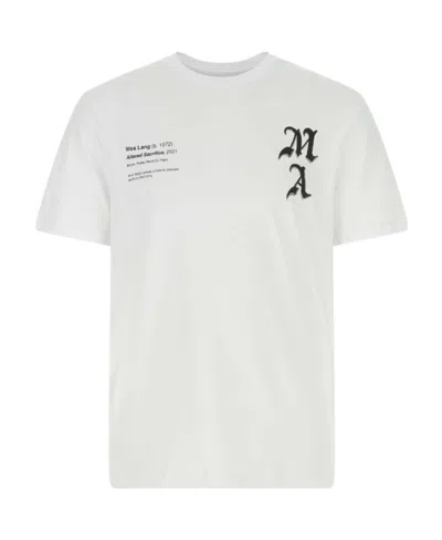 Amiri X Wes Lang Co-signed Checkered Skull T-shirt In White