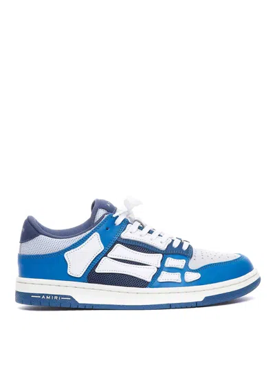Amiri Mesh Skel Top Sneakers In Blue