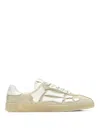 Amiri Mens Pacific Bones Branded Suede Low-top Trainers Brow In Nude & Neutrals
