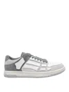 Amiri Low Top Sneakers Featuring Contrast Panels In Gray