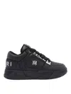 Amiri Black Sneakers With Logo Patch On The Side And Logo Lettering On The Rear In Leather Man