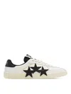 Amiri Pacific Low Top Sneaker With Star Patches In Black