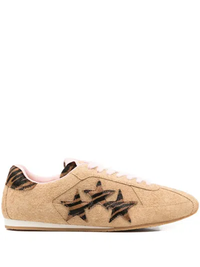 Amiri Zebra Pacific Flat Sneakers In Multi