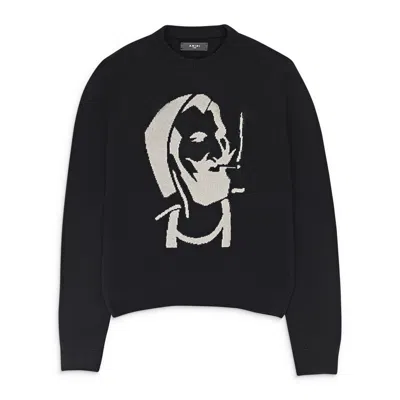 Amiri Zig Zag Black Sweatshirt