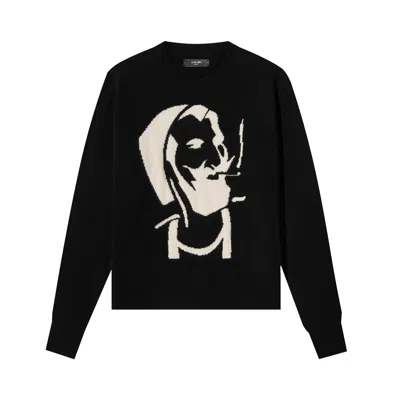 Pre-owned Amiri Zig Zag Crew 'black'