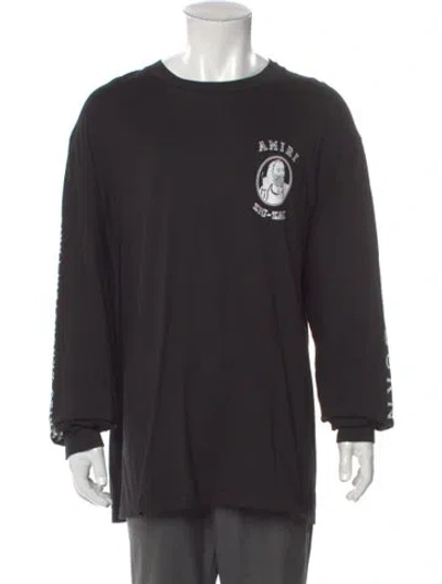 Pre-owned Amiri 'zig Zag' Graphic Print T-shirt In Black