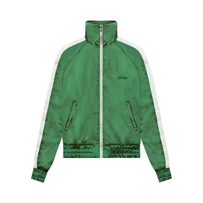 Pre-owned Amiri Zip Track Jacket 'tennis Green/white' | Men's Size Xxl