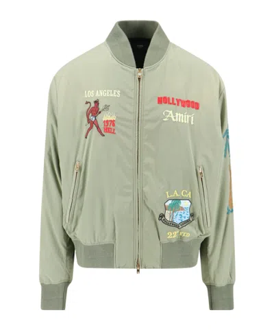 AMIRI AMIRI ZIP-UP EMBELLISHED BOMBER JACKET