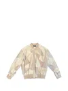 Amiri Zip-up Oversized Bomber Jacket In Orange