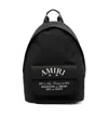 Amiri Black Backpack With Arts District Print In Tech Fabric Man In Black