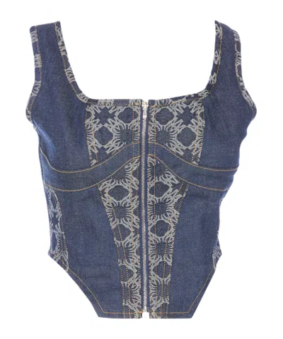 AMIRI ZIPPERED DENIM SLING