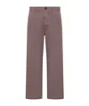Amish Belt-loop Casual Pants In Gray