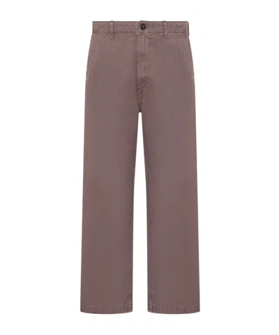 Amish Belt-loop Casual Pants In Gray