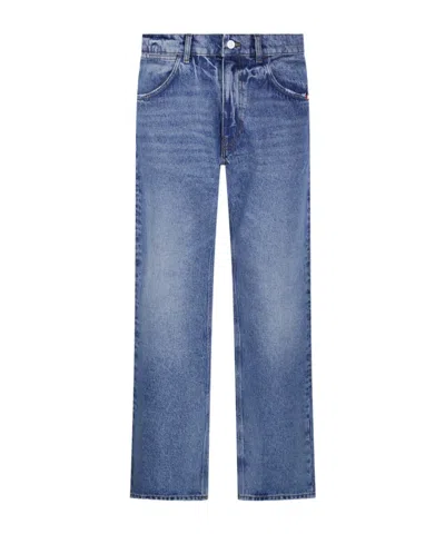 Amish Belt-loop Jeans In Blue