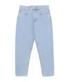 Amish Belt Ring Denim Trousers In Blue