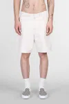 Amish Short Men's Bermuda Shorts Bernie Bull Sw Ecru In White