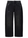 AMISH BLACK COTTON 'UPCYCLE' JEANS