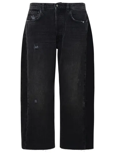 AMISH AMISH BLACK COTTON 'UPCYCLE' JEANS