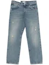 Amish James Ripped Cotton Jeans