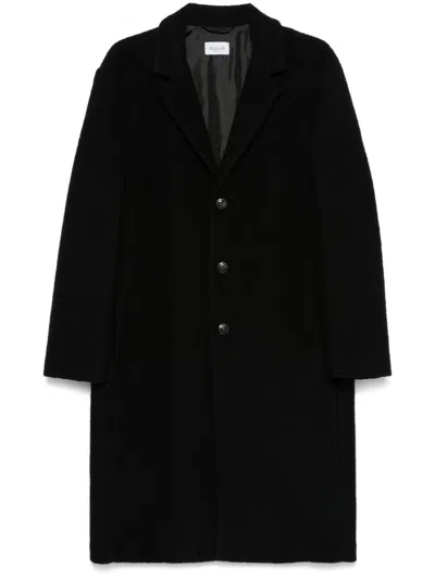 Amish Brushed-finish Coat In Black