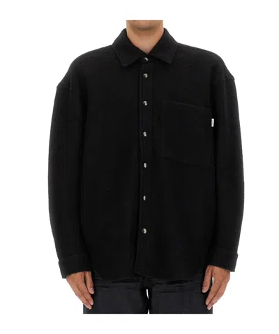 AMISH BUTTON-FASTENING PATCH-POCKET SHIRT