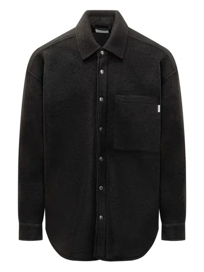 AMISH BUTTON-FASTENING PATCH-POCKET SHIRT