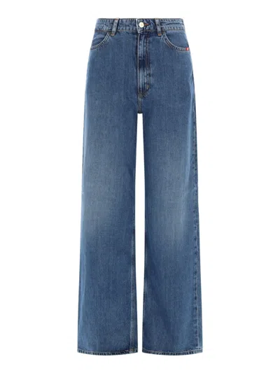 Amish Classic Denim Jeans For Women In Blue