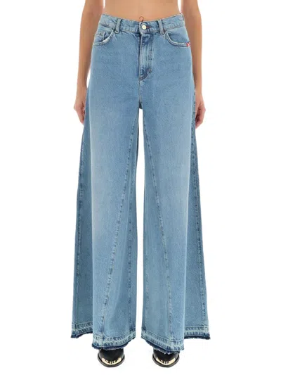 Amish "colette Rinse" Jeans In Blue