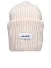 AMISH AMISH CREAM WOOL BLEND CAP