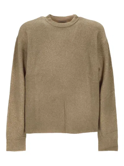 Amish Crew-neck Sweater In Neutral
