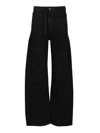 Amish Danielle Woman  Denim Black Dark Stone Jeans Black In Black