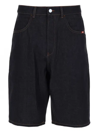 AMISH MEN DARK BLUE SOLID SHORTS, 34 LUXURY SHORTS FOR MEN DARVEYS